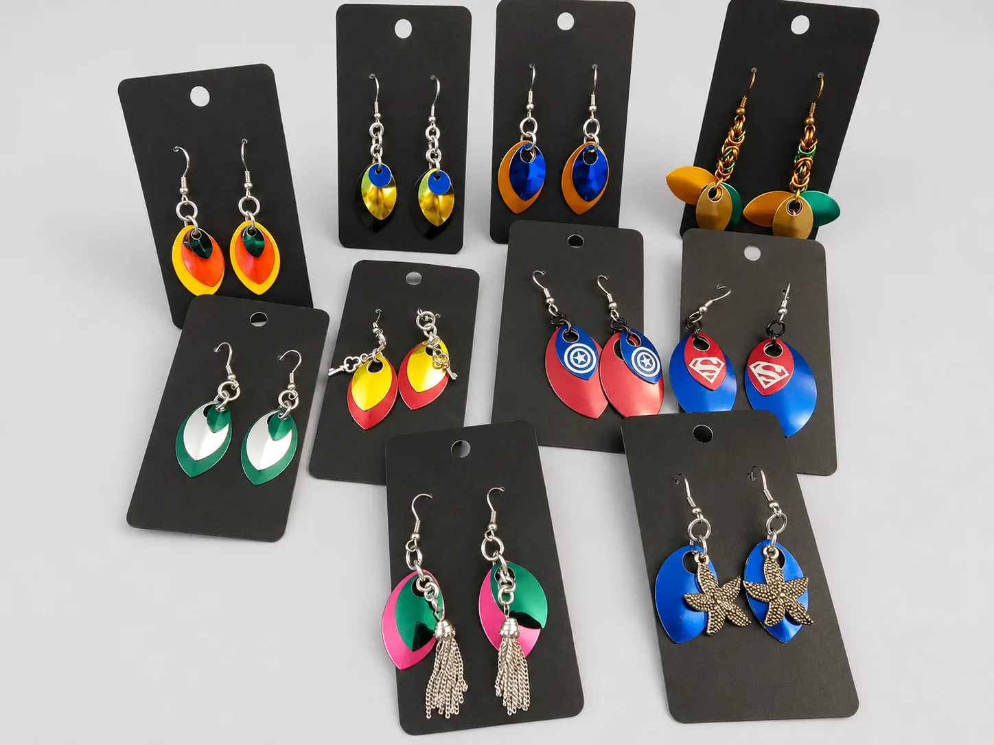 KrakenMaille chainmaille earrings
