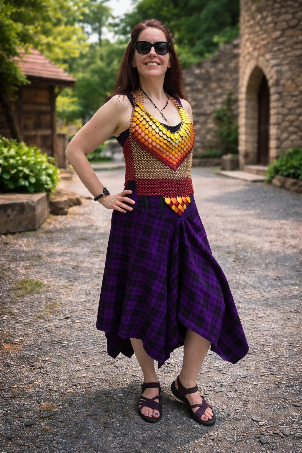 KrakenMaille scale tops and drapes